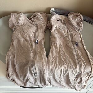 2 nested bean swaddles